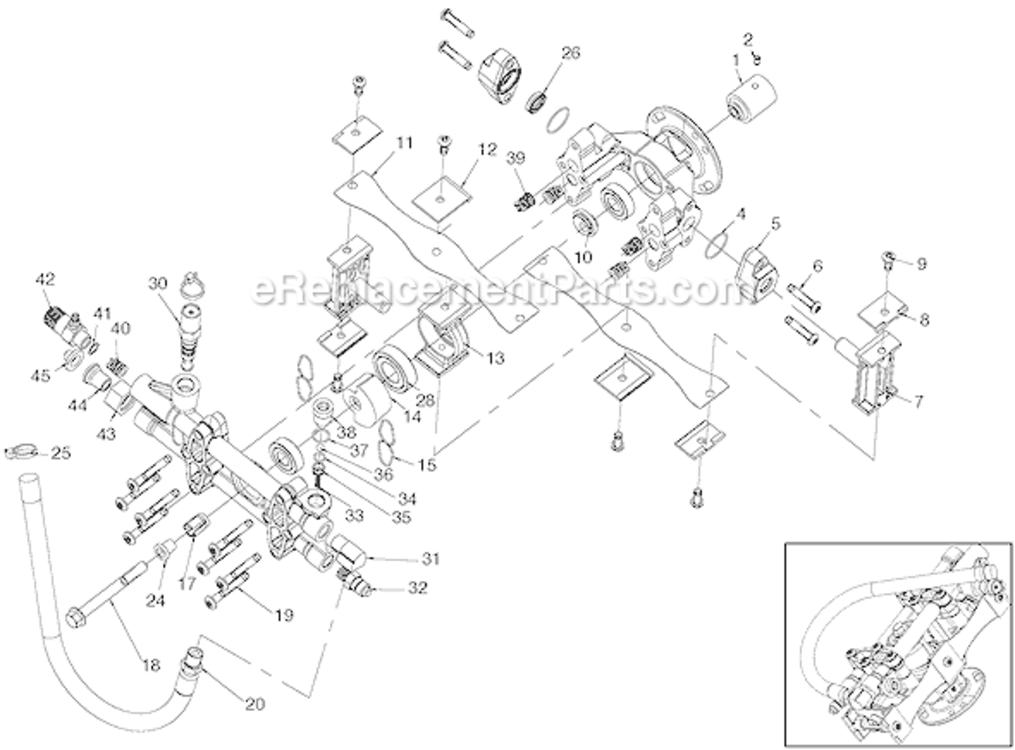Page A Diagram and Parts List for 919-67210 Type 0 DeVilbiss Pressure Washer