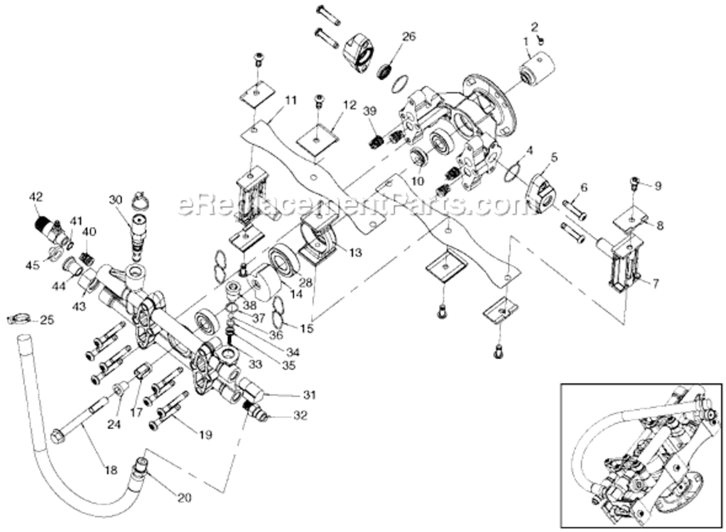 Page A Diagram and Parts List for 919-67224 Type 0 DeVilbiss Pressure Washer
