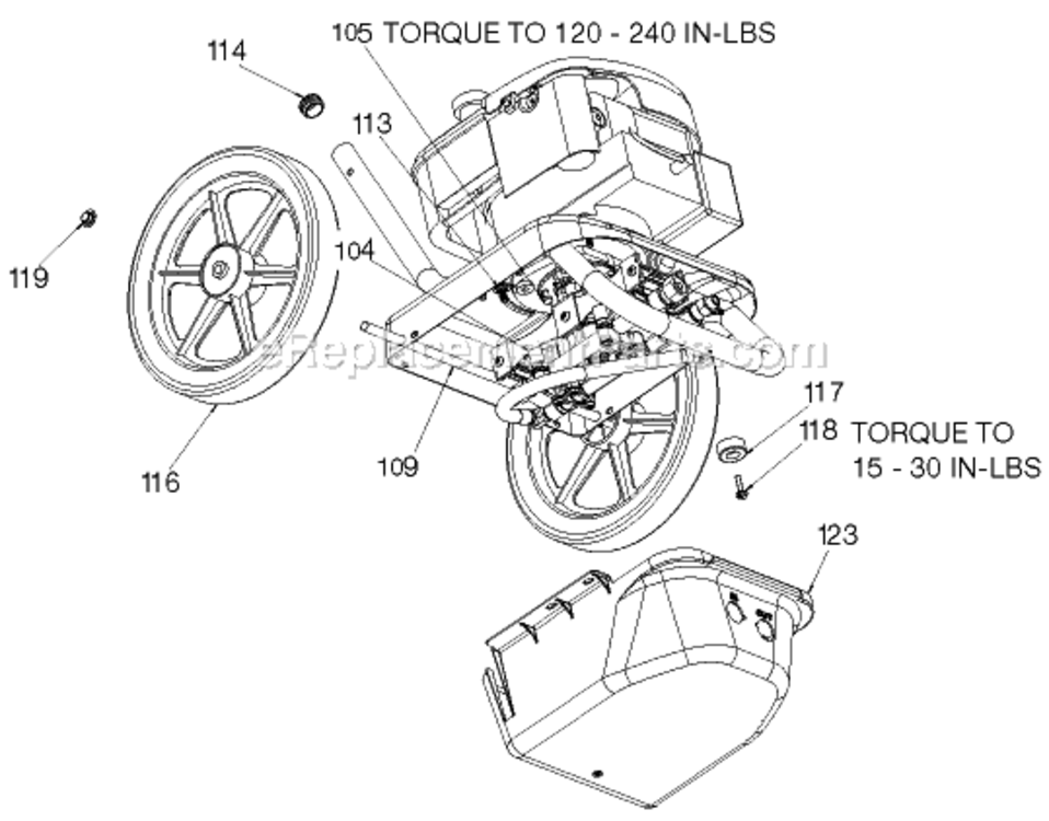 Page B Diagram and Parts List for 919-67224 Type 0 DeVilbiss Pressure Washer