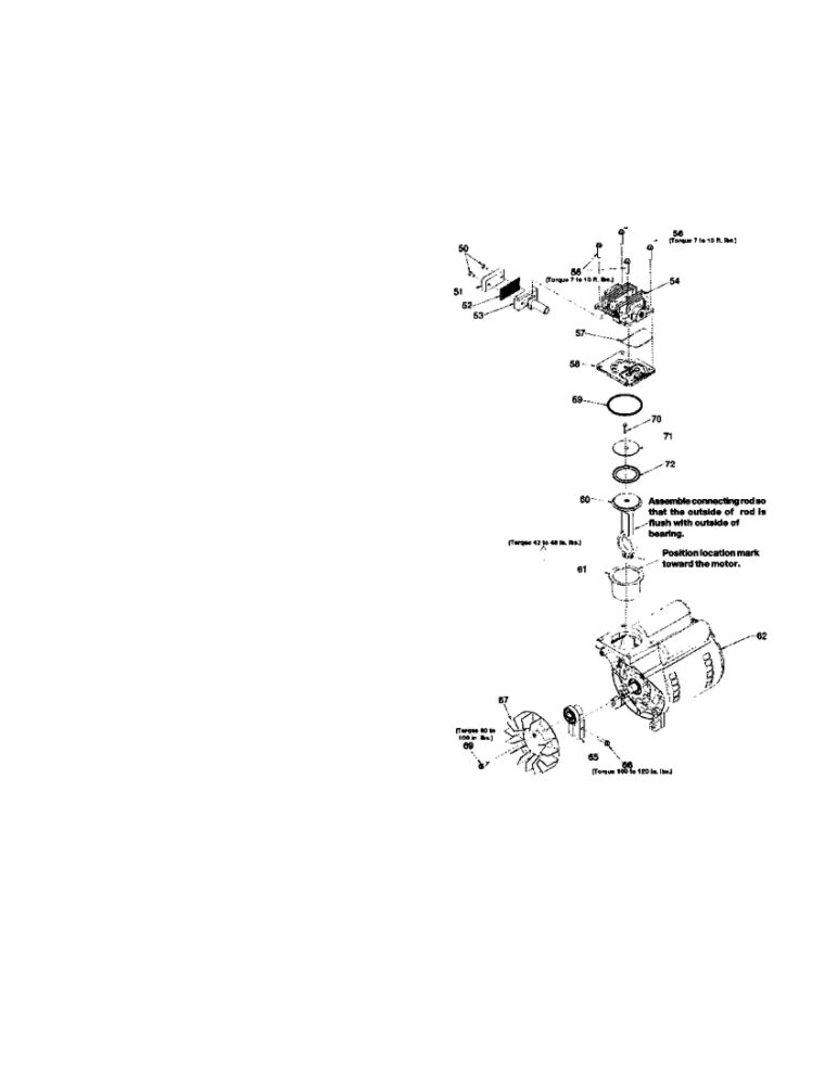 Air Filter/Fan/Motor Diagram and Parts List for IRFBF021WK  DeVilbiss Compressor