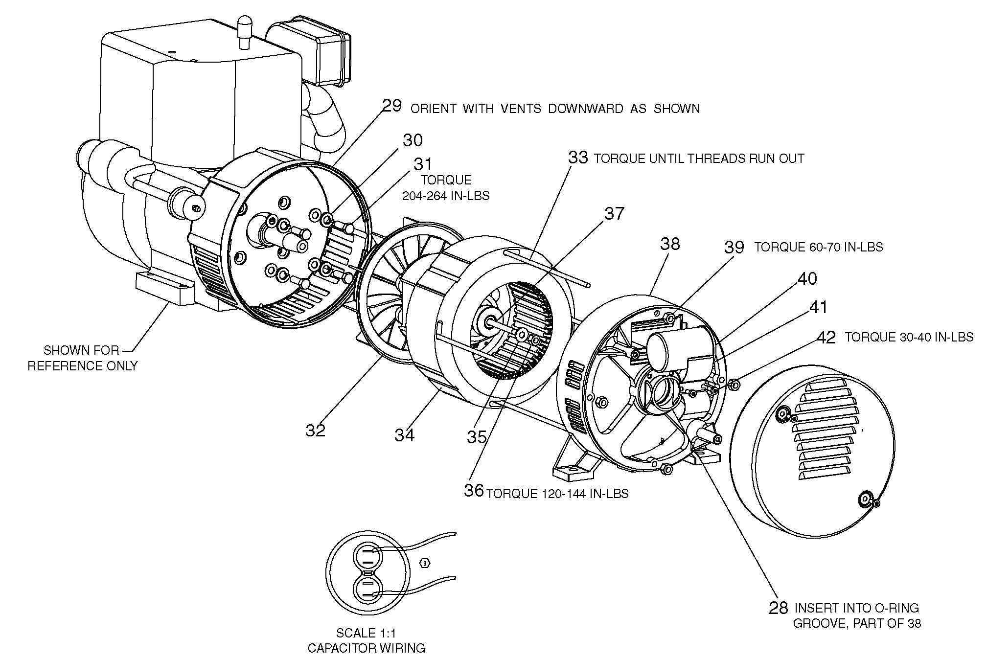 PUMP Diagram and Parts List for 919-67950 1 DeVilbiss Generator