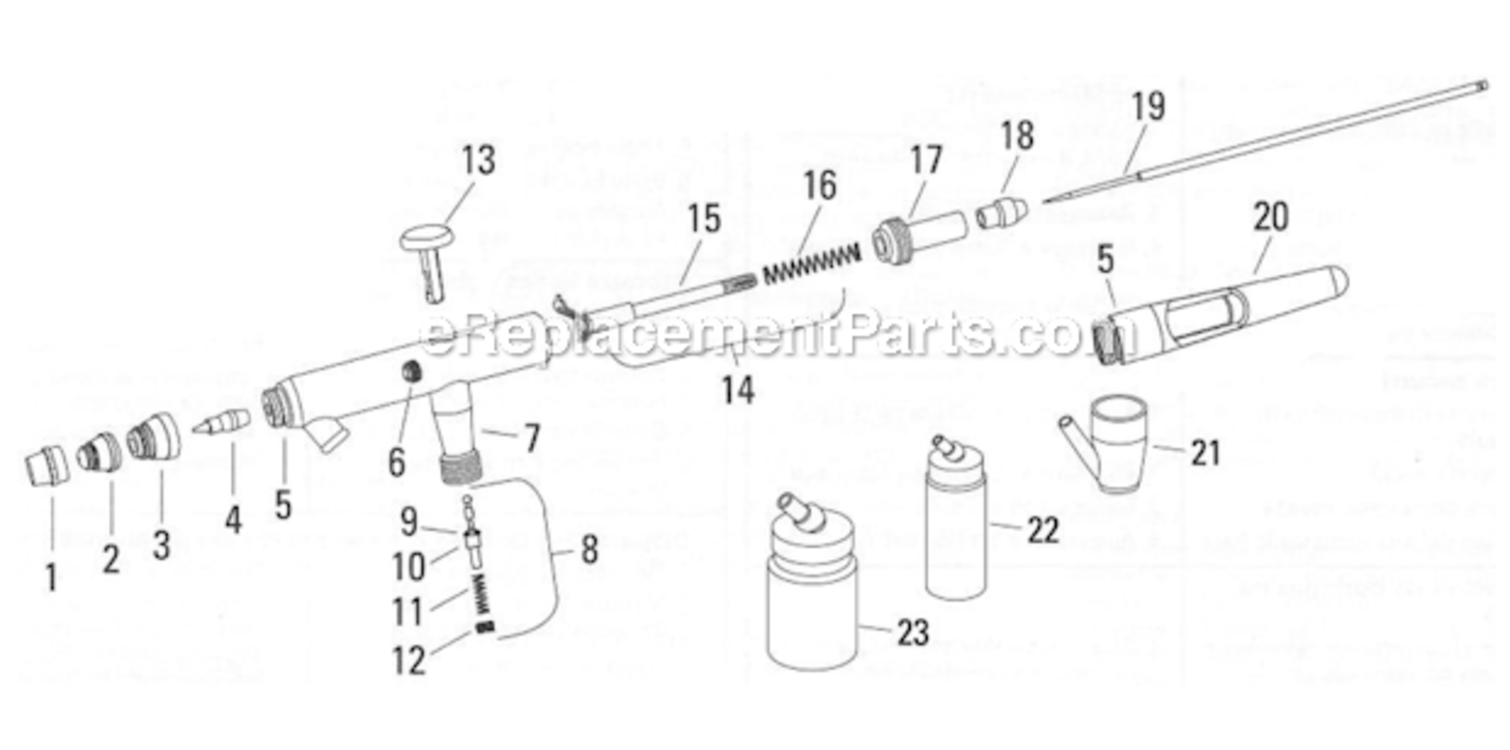 Page A Diagram and Parts List for DGR-502S-50  DeVilbiss Paint Sprayer