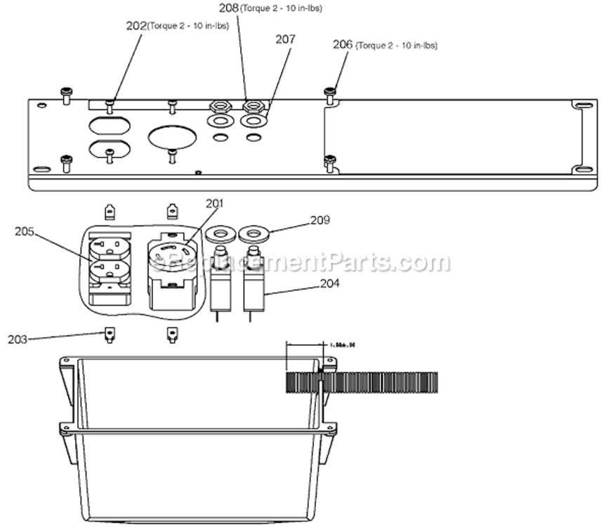 Page C Diagram and Parts List for DGT5010-WK Type 1 DeVilbiss Generator