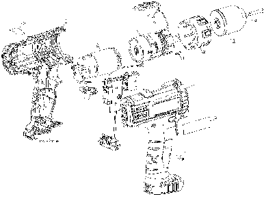 Exploded Diagram A Diagram and Parts List for BDP038 Type 3 DeVilbiss Drill