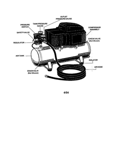 Part Location Diagram of CAC-1275 DeVilbiss Check Valve