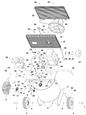 Part Location Diagram of D20567 DeVilbiss KIT EXTENSION DRAIN