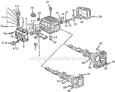 Page A Diagram and Parts List for 2225CWH Type 0 DeVilbiss Pressure Washer