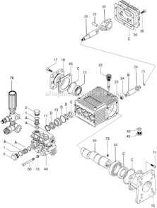 Part Location Diagram of AR-1382850 DeVilbiss Head Pump
