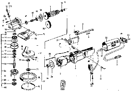 Part Location Diagram of 301671 DeVilbiss Gear housing