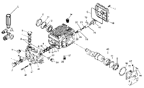 Exploded Diagram C Diagram and Parts List for PCH3031A Type 0 DeVilbiss Pressure Washer