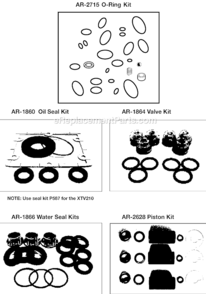 Page C Diagram and Parts List for 37802 Type 0 DeVilbiss Pressure Washer