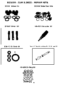 Exploded Diagram B Diagram and Parts List for DT2200P Type 0 DeVilbiss Pressure Washer