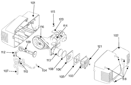 PUMP Diagram and Parts List for IRFA153 Type 4 DeVilbiss Compressor