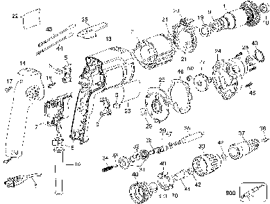 Part Location Diagram of 396969-21 DeWALT FIELD CASE