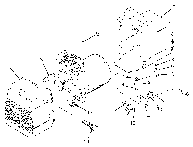 Exploded Diagram A Diagram and Parts List for F10 Type 1 DeVilbiss Compressor