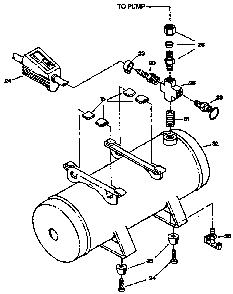 Part Location Diagram of CAC-1289 DeVilbiss Outlet Tube