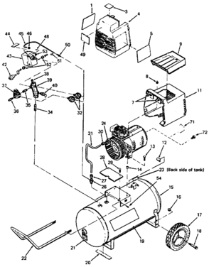 Part Location Diagram of N008806 DeVilbiss LABEL HOT SURFACE TR