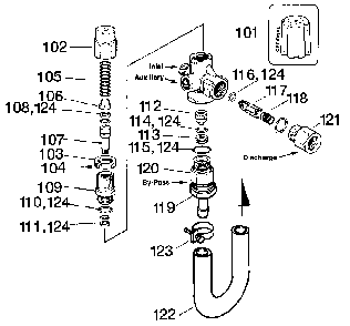 Part Location Diagram of 17667 DeVilbiss Pump *