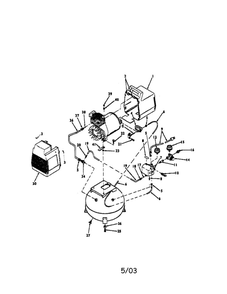 Part Location Diagram of CAC-1178 DeVilbiss Hold-Down Strip