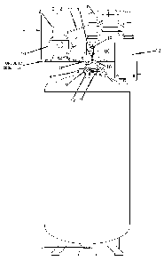 Exploded Diagram B Diagram and Parts List for LM7580V2C Type 1 DeVilbiss Compressor