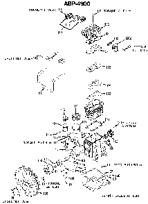Exploded Diagram A Diagram and Parts List for LJ660V2 Type 1 DeVilbiss Compressor