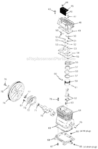 Part Location Diagram of SSP-1413 DeVilbiss Plug Pipe 1/4-18NPTF