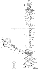 Part Location Diagram of 69D109740 DeVilbiss Kit Unloader Valve R