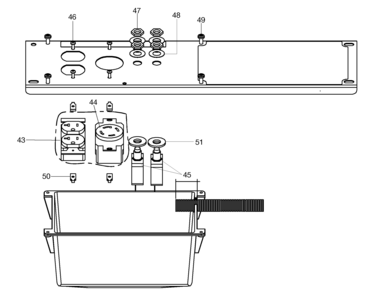 Panel Diagram and Parts List for 919-67950 1 DeVilbiss Generator