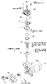 Part Location Diagram of K-0287 DeVilbiss Filter Kit Intake Filter, Element, Spacer