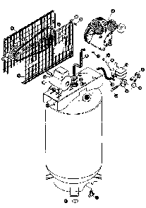 Part Location Diagram of CAC-1004-2 DeVilbiss Guard Head Bracket