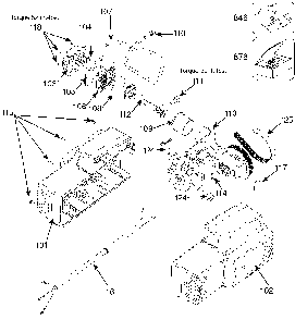 Exploded Diagram B Diagram and Parts List for Y6010-WK Type 1 DeVilbiss Compressor