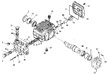 Part Location Diagram of AR-21158 DeVilbiss Kit Unloader Assembly XM