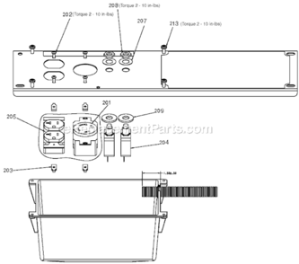 Part Location Diagram of GS-0605 Porter Cable Panel Wire Harness G