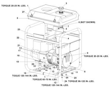 Page A Diagram and Parts List for 919-67950 0 DeVilbiss Generator