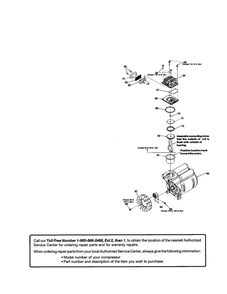 Part Location Diagram of SSF-589 DeVilbiss Stud 1/4-2