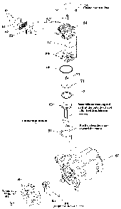 Exploded Diagram B Diagram and Parts List for SDSC150E4D-FN7 Type 2 DeVilbiss Compressor