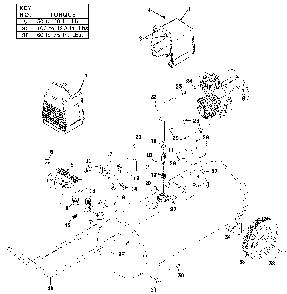 Exploded Diagram A Diagram and Parts List for F18 Type 4 DeVilbiss Compressor