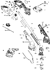 Exploded Diagram A Diagram and Parts List for 51421 Type 1 DeVilbiss Trimmer