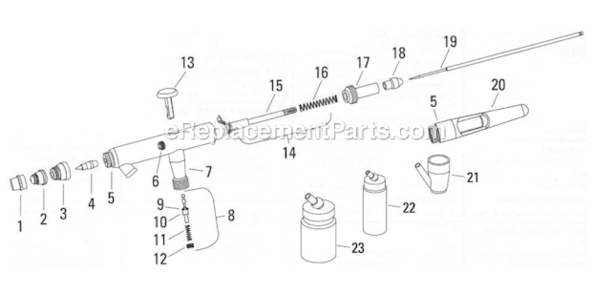 Page A Diagram and Parts List for DGR-502S-50  DeVilbiss Paint Sprayer
