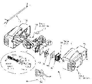Exploded Diagram B Diagram and Parts List for FAC23 Type 1 DeVilbiss Compressor