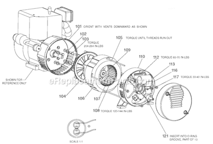Page C Diagram and Parts List for EXGBVE7010 Type 3 DeVilbiss Generator