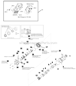 Page A Diagram and Parts List for EXWGC2225 Type 3 DeVilbiss Pressure Washer