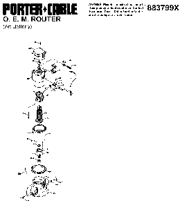 Exploded Diagram A Diagram and Parts List for 883799X Type 1 DeVilbiss Router