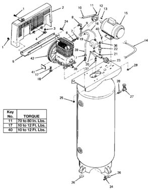 Default 2 Diagram and Parts List for IRLC6560V Type 0 DeVilbiss Compressor