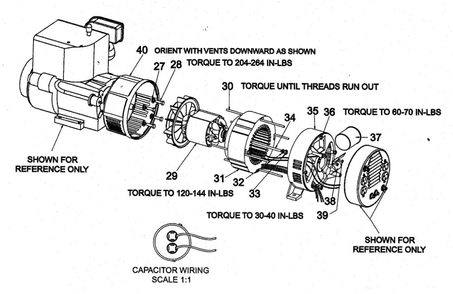Engine Assembly Diagram and Parts List for GBFE6010-1  DeVilbiss Generator