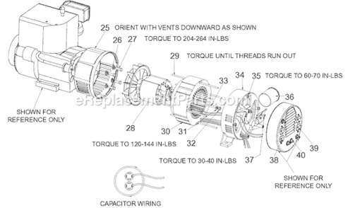 Page B Diagram and Parts List for GB5000 Type 1 DeVilbiss Generator