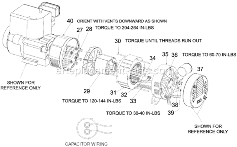 Page C Diagram and Parts List for GBFE6010 Type 0 DeVilbiss Generator