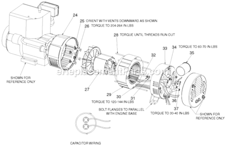 Page C Diagram and Parts List for GBV7000 Type 1 DeVilbiss Generator