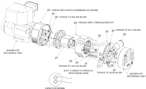 Page C Diagram and Parts List for GBVE8000-WK Type 0 DeVilbiss Generator