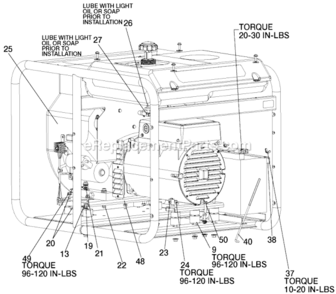 Page B Diagram and Parts List for GHE10000-WK Type 0 DeVilbiss Generator